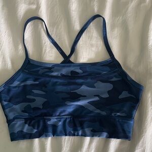 GAP Navy Camo Sports Bra
